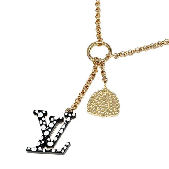 Louis Vuitton LOUIS VUITTON Necklace for Women LV x YK Collier Iconic Infinity D - Picture 1 of 10